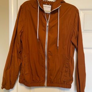Burnt orange 100% cotton hooded jacket. So cute and soft!